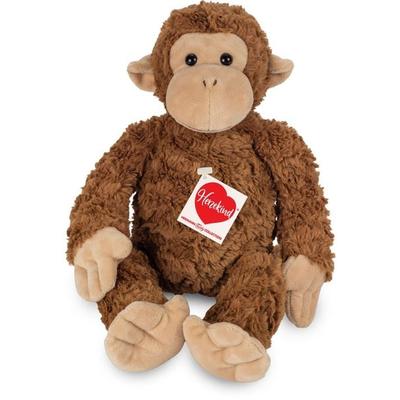 Teddy Hermann 93902 - Äffchen Yoyo, Plüschtier, 39 cm, sitzend, braun