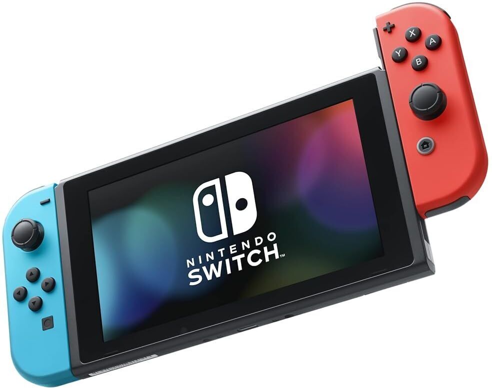 Nintendo Switch 2019   inkl. Spiel   Rot/Blau   2 Controller   FIFA 23 - Refurbished