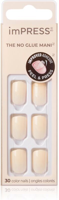 Kiss imPRESS The No Glue Mani Short false nails Point Pink 30 pc
