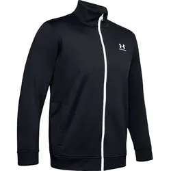UNDER ARMOUR SPORTSTYLE TRICOT JACKET, Größe M in Schwarz Schwarz