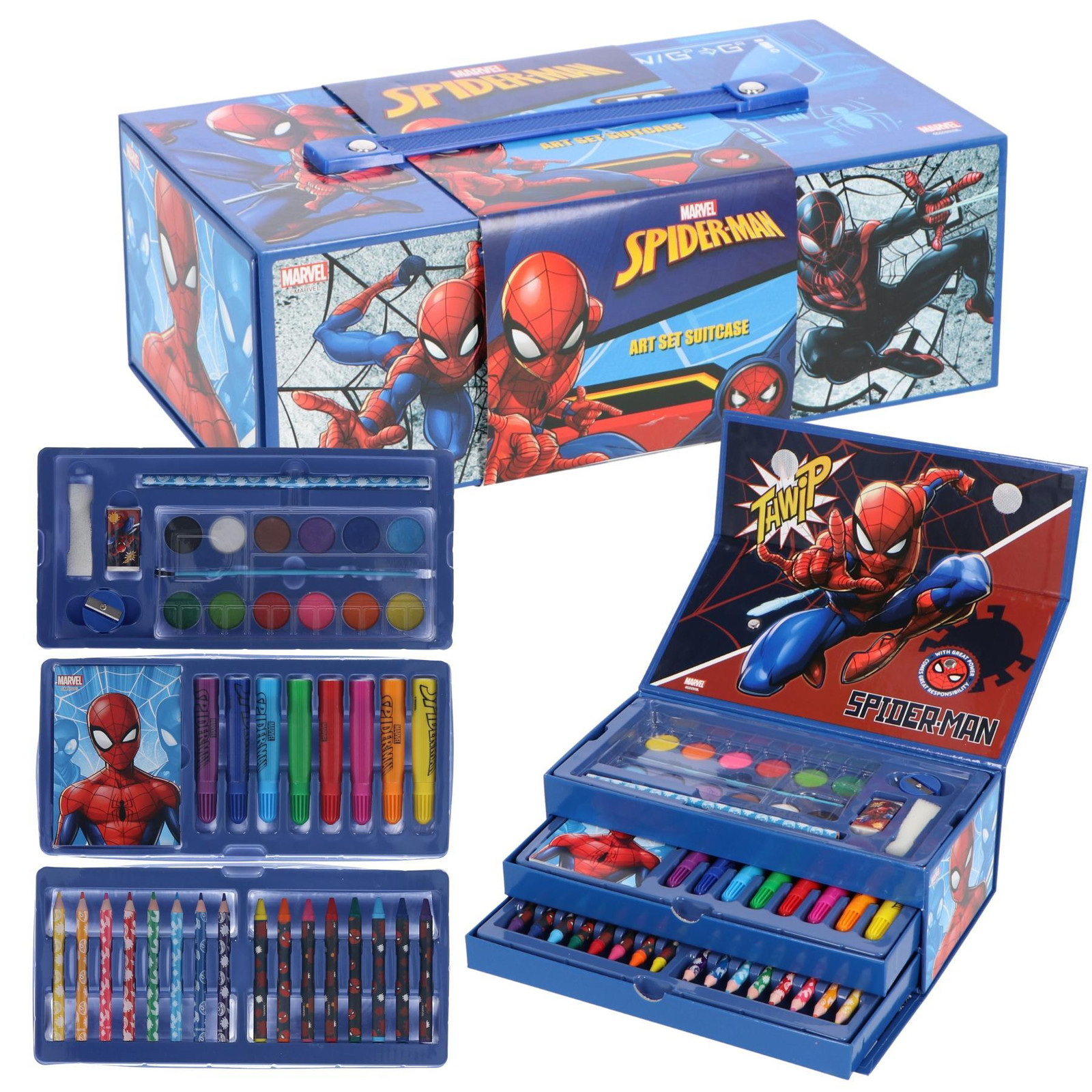 Spiderman Kleurdoos met Lade