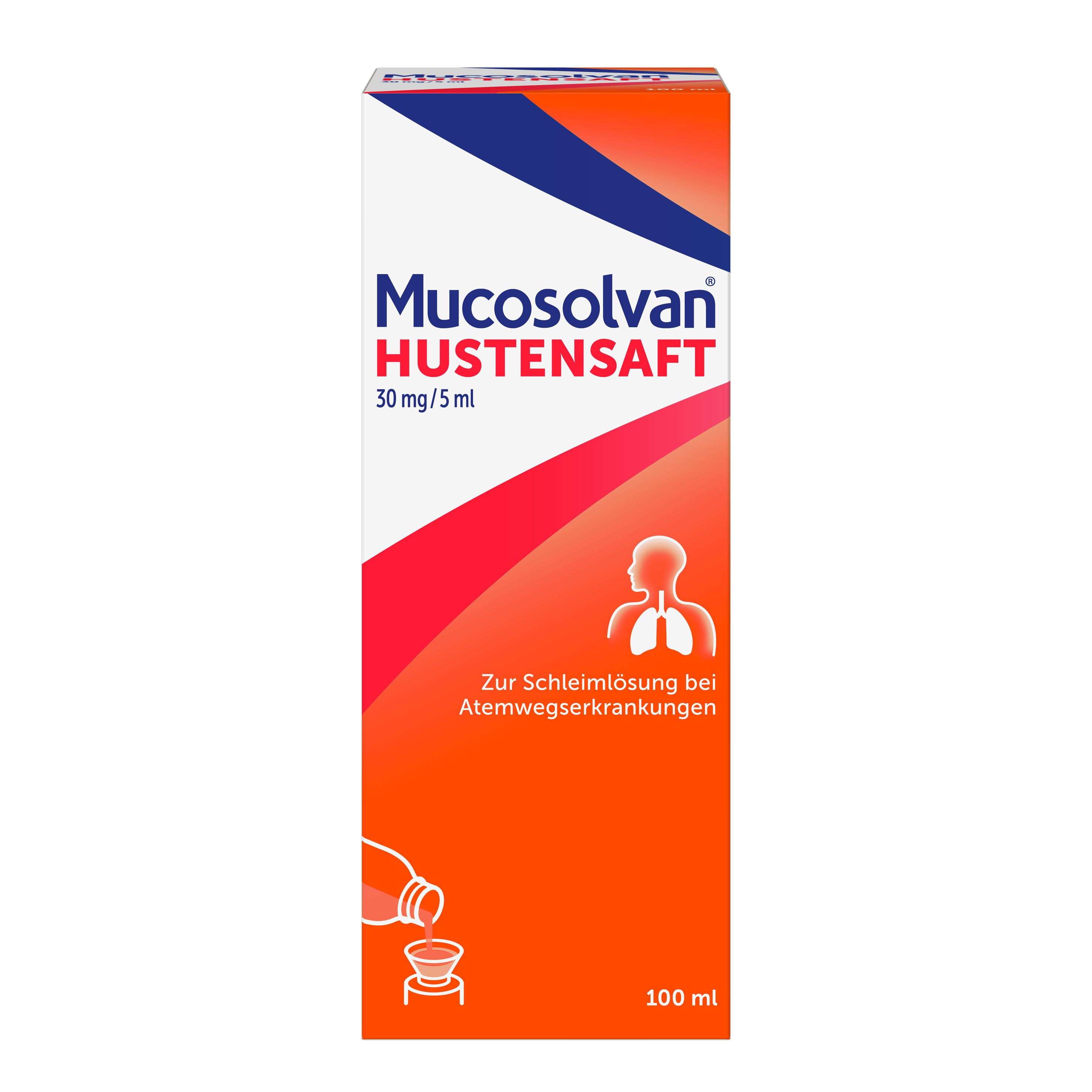 Mucosolvan Saft 30 mg/5 ml 100 Lösung zum Einnehmen