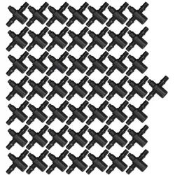 50x 2-Wege Emitter Tropfer Adapter 5mm für 3x5mm Microschlauch Bradas DSK-5133L5-50