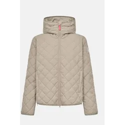 Derbe Übergangsjacke Quiltby Short Damen Cobblestone Beige Steppjacke