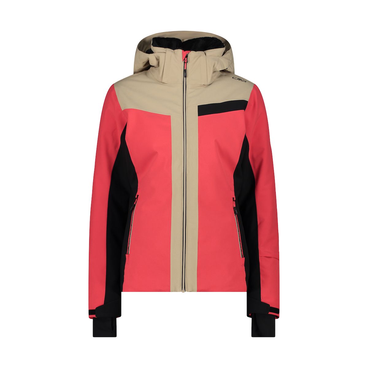 CMP Woman Jacket Zip Hood corallo (B812) 36 34W4526-B812-36
