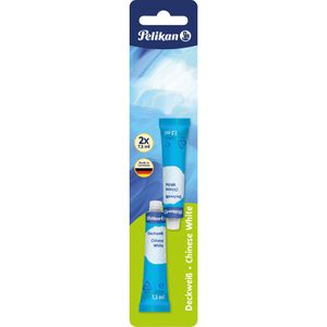 Pelikan Deckweiß 808055 Chinese White, 2 Tuben a 7,5 ml