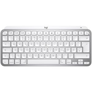 Logitech Tastatur MX Keys Mini for MAC Pale Gray, für Tablet, USB / Bluetooth, mit Beleuchtung