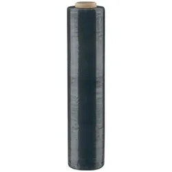 Verpackungsmaterial, Stretchfolie schwarz 23my 500mmx300m