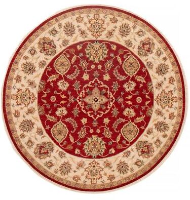 ECARPETGALLERY Hand-knotted Jamshidpour Red Wool Rug - 6' x 6'