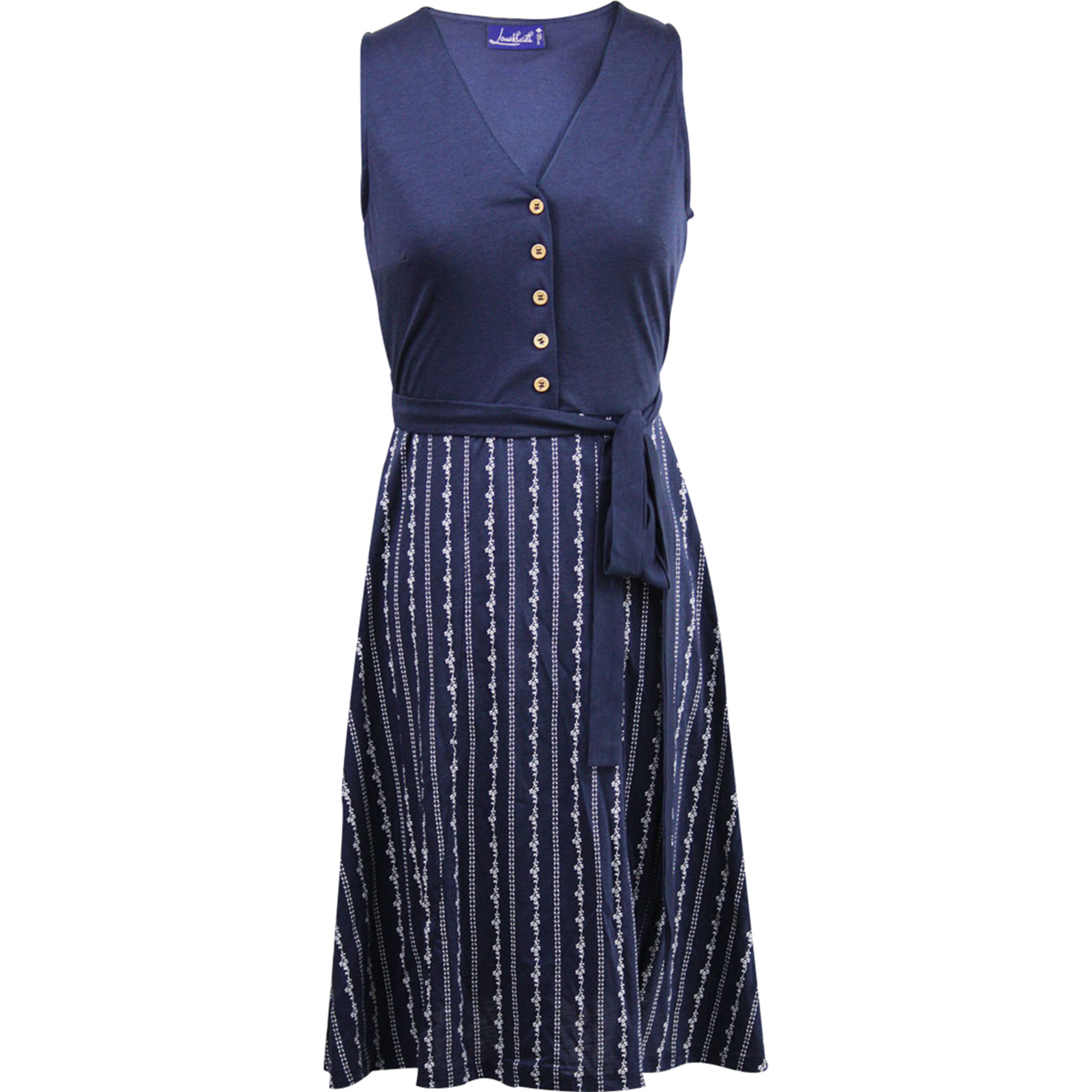 Bavarian Caps Teresa Kleid Damen Kleider blau Größe XXS Lifestyle Hautfreundlich