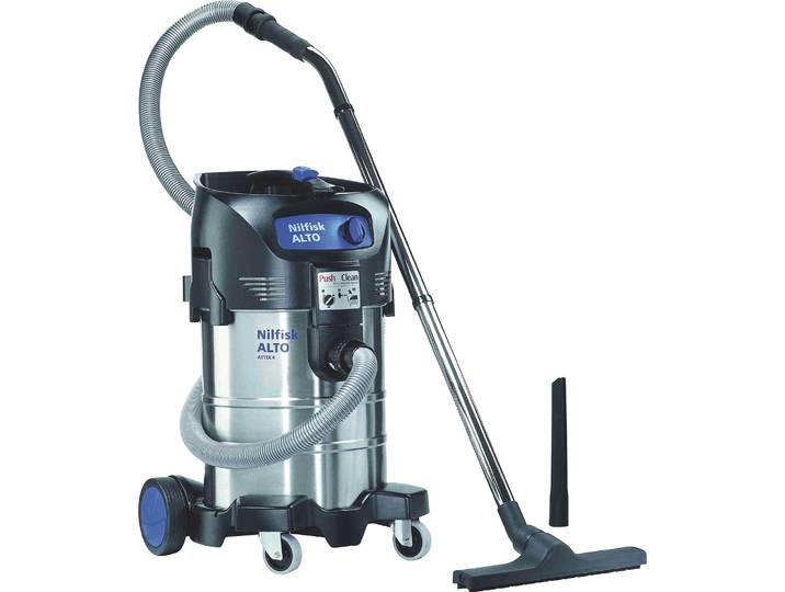 Nilfisk ATTIX 40-01 PC EU - Aspirateur - Bidon - avec sac / sans sac - acier inoxydable