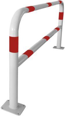 Sicherheitsgitter, zum Aufdübeln, L 2000 mm, weiß/rot