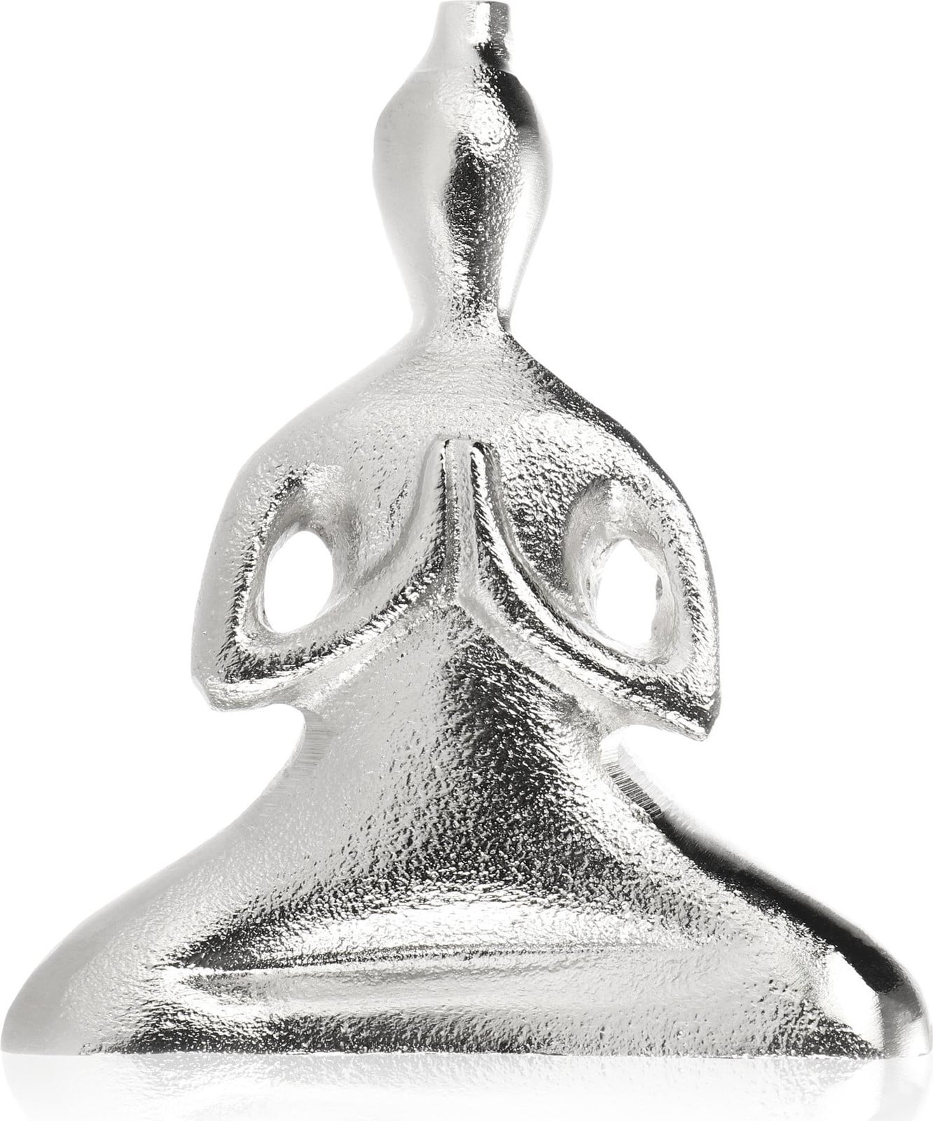 COM-Four Decoratieve Meditatie Figuur van Metaal, 14 cm