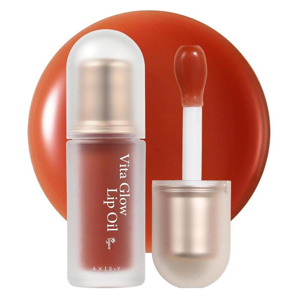Axis-Y Vita Glow Lip Oil balsam do ust Cozy Fig 4,5g (Lippenöl, 4 ml) (8809634611109)