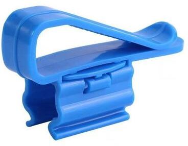 Inspired Deals Aquarium Water Pipe Holder Clips For Fish Tank Hose Control 5PCS blue