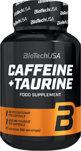 BiotechUSA Caffeine & Taurine 60 Capsules