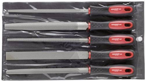 Gedore RED 3301597 Feilensatz 3-kant + 4-kant + flach + rund + halbrund 5-teilig Länge 310 mm 1 St.