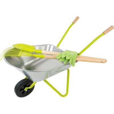 small foot 11627 - Kinder-Schubkarre mit Gartenwerkzeug