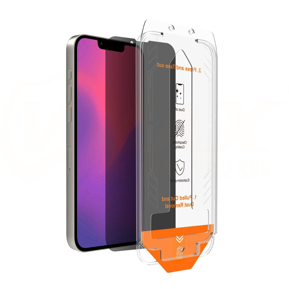 4smarts Second Glass Privacy (10x) Service Kit+Anti-Dust Applikator für Apple iPhone 17e / 16e / 14 / 13 / 13 Pro 541425