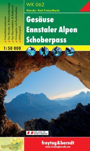 Freytag-Berndt und Artaria KG - Freytag Berndt Wanderkarten, WK 062, Gesäuse - Ennstaler Alpen - Schoberpass, GPS, UTM - Maßstab 1:50 000 - Preis vom 09.10.2026 07:28:09 h