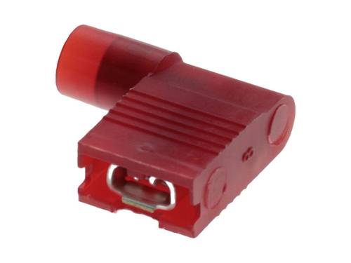 Molex 190060005 Flachsteckhülse inkl. Crimphülse Steckbreite: 4.75mm Steckdicke: 0.51mm Vollisoliert Rot Bag