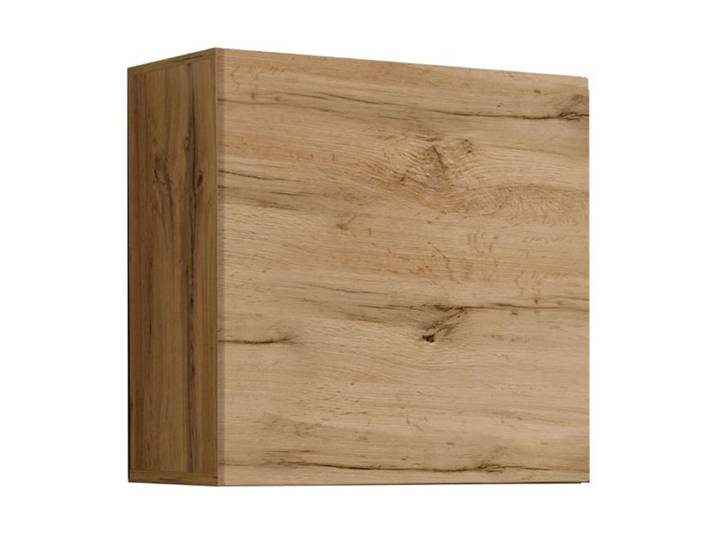 Moderner Hängeschrank Fardalen 12, Farbe: Eiche Wotan - Abmessungen: 60 x 60 x 30 cm (H x B x T), mit zwei Fächern
