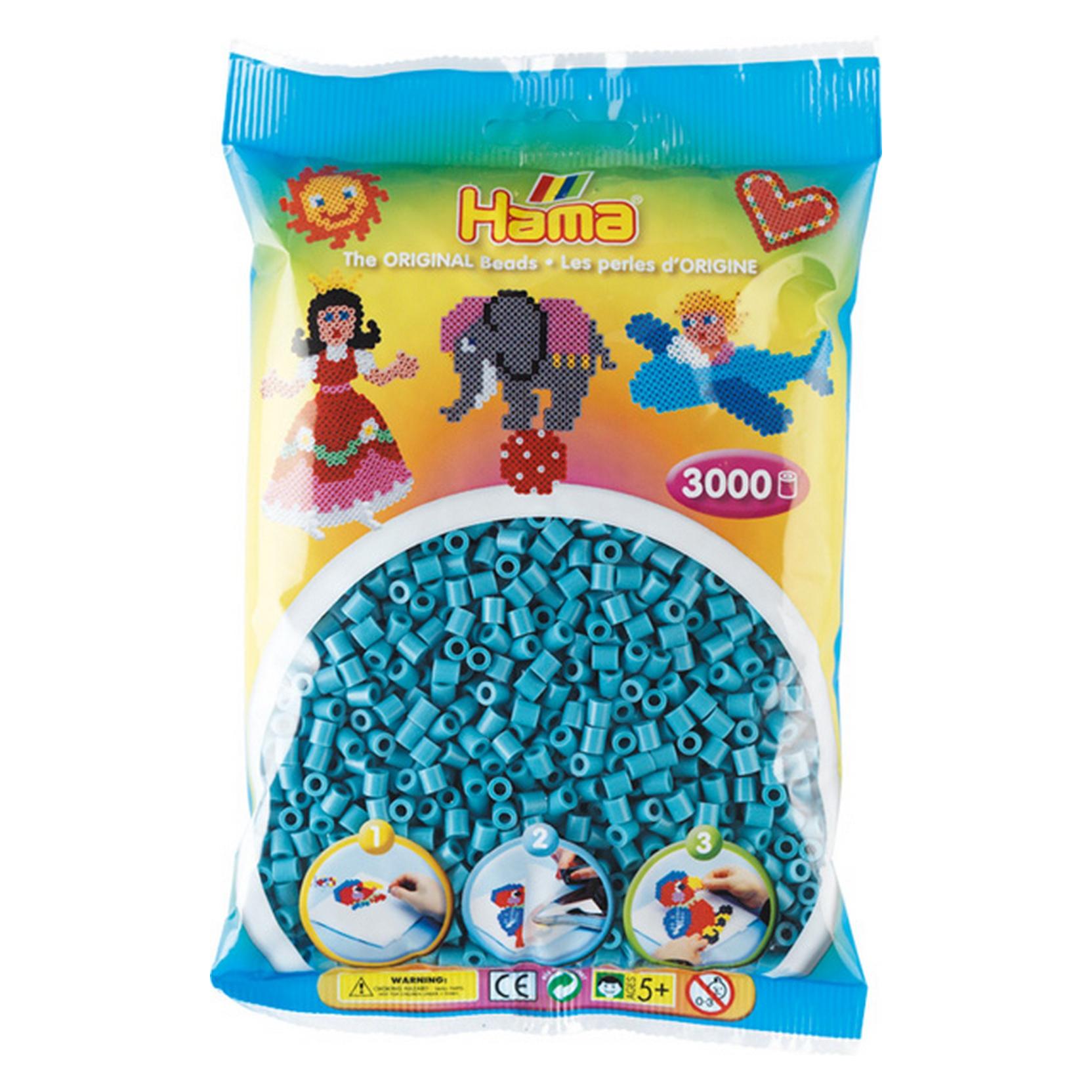 Toymax Hama midi perler 3000stk turkis (028178201319)