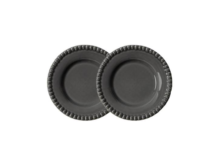 PotteryJo Petite assiette Daria Ø18 cm Lot de 2 Clean grey