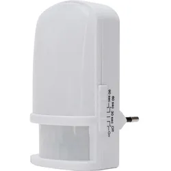 Kopp 195911013 LED Nachtlicht mit 6 LED ́s, mit Bewegungsmelder, mit Schalter AN/AUTO/AUS, Farbe: weiß  - 3 Stück