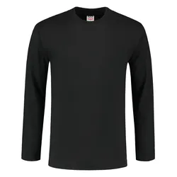 Langarmshirt "101015" Casual - 3XL - black