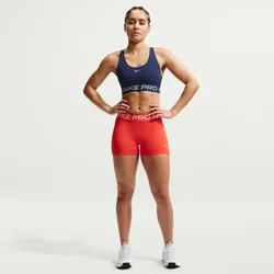 NIKE Pro Light-Support Sport-BH Damen 410 - midnight navy/white XXS