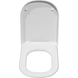 Geberit, WC Deckel, WC-Sitz RENOVA PLAN Scharniere Edelstahl weiss