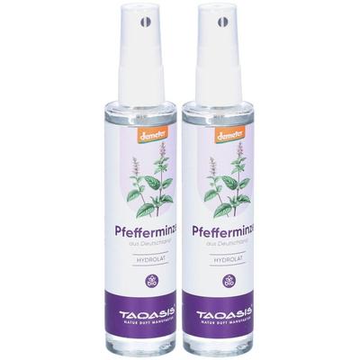 Pfefferminze Öl Hydrolat demeter Deutschland 2x 2x50 ml