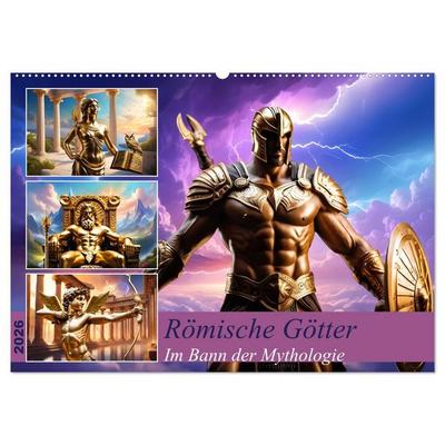 Römische Götter (Wandkalender 2026 DIN A2 quer), CALVENDO Monatskalender