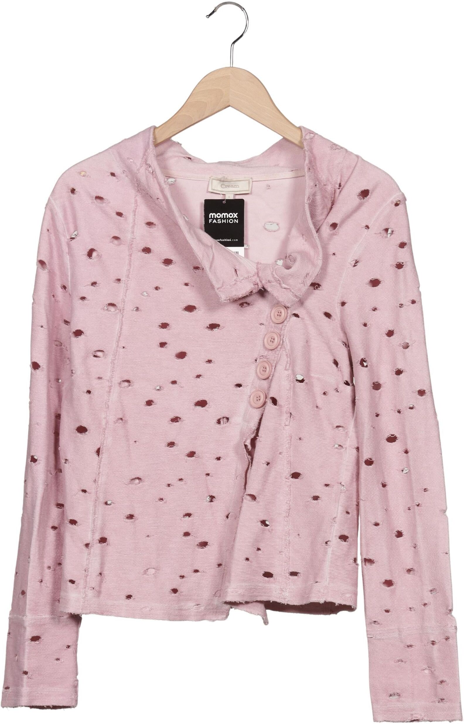 Cream Damen Jacke, Pink, Gr. L, Baumwolle - Second Hand