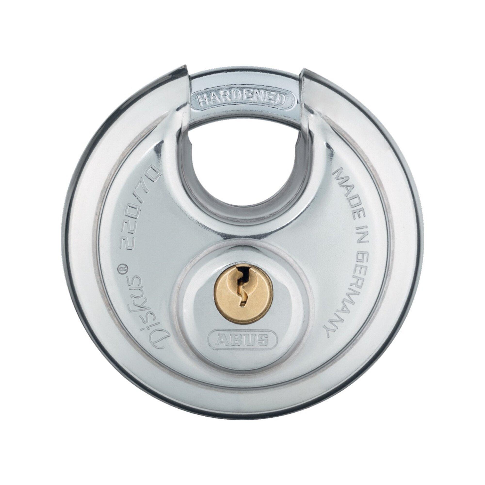 ABUS Vorhangschloss Diskus 220/70 Edelstahl (82091)