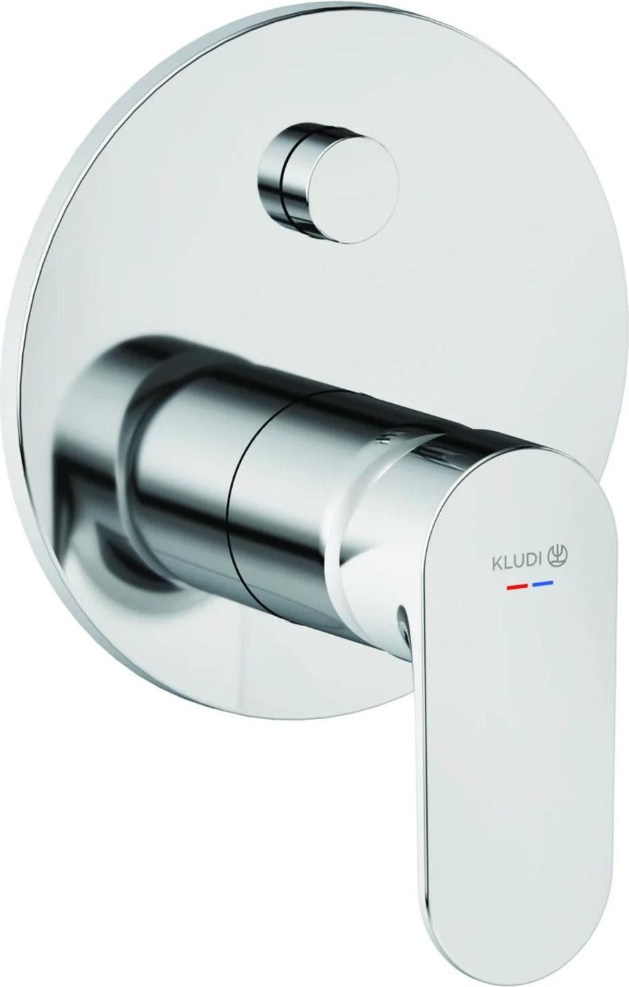 Kludi X1 Inbouwset voor bad of douche, verchroomd, met functionele unit