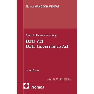 Data Act. Data Governance Act: DA, DGA, Gebundene Ausgabe von , Nomos, 978-3-7560-1516-0