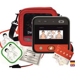 MEDX5 myPAD-M mit LCD-Farbbildschirm, manuelle Schockauslösung Defibrillator Flugzeug, Innenbereich, KFZ, LKW, intern, mobil mit Sprachanweisungen 1-51377