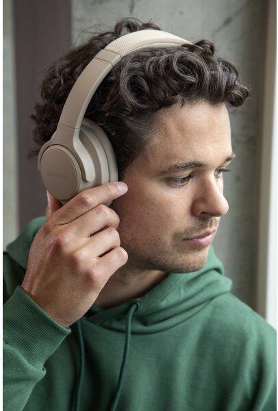 Kreafunk Orion Anc Høretelefoner, Ivory Sand