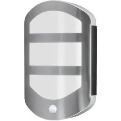Osram, Gartenbeleuchtung, ENDURA STYLE PLATE Wall Sensor 12.5W Stainless Steel (650 lm, IP44)