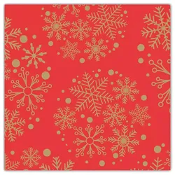 Ava 25 Servietten stoffähnlich 40x40cm Schneeflocken Airlaid saugstark Einweg Tischservietten zum Falten Papierservietten für Weihnachten Winterhochzeit