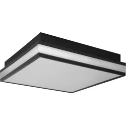 Osram, Deckenleuchte, SMART+ Matter Magnet Black 300x300mm Tunable White (2800 lm)