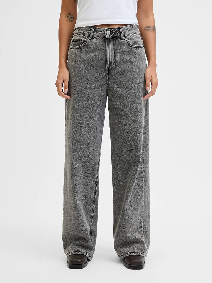 JJXX Jeans - Wide leg - in Grau - W28/L32