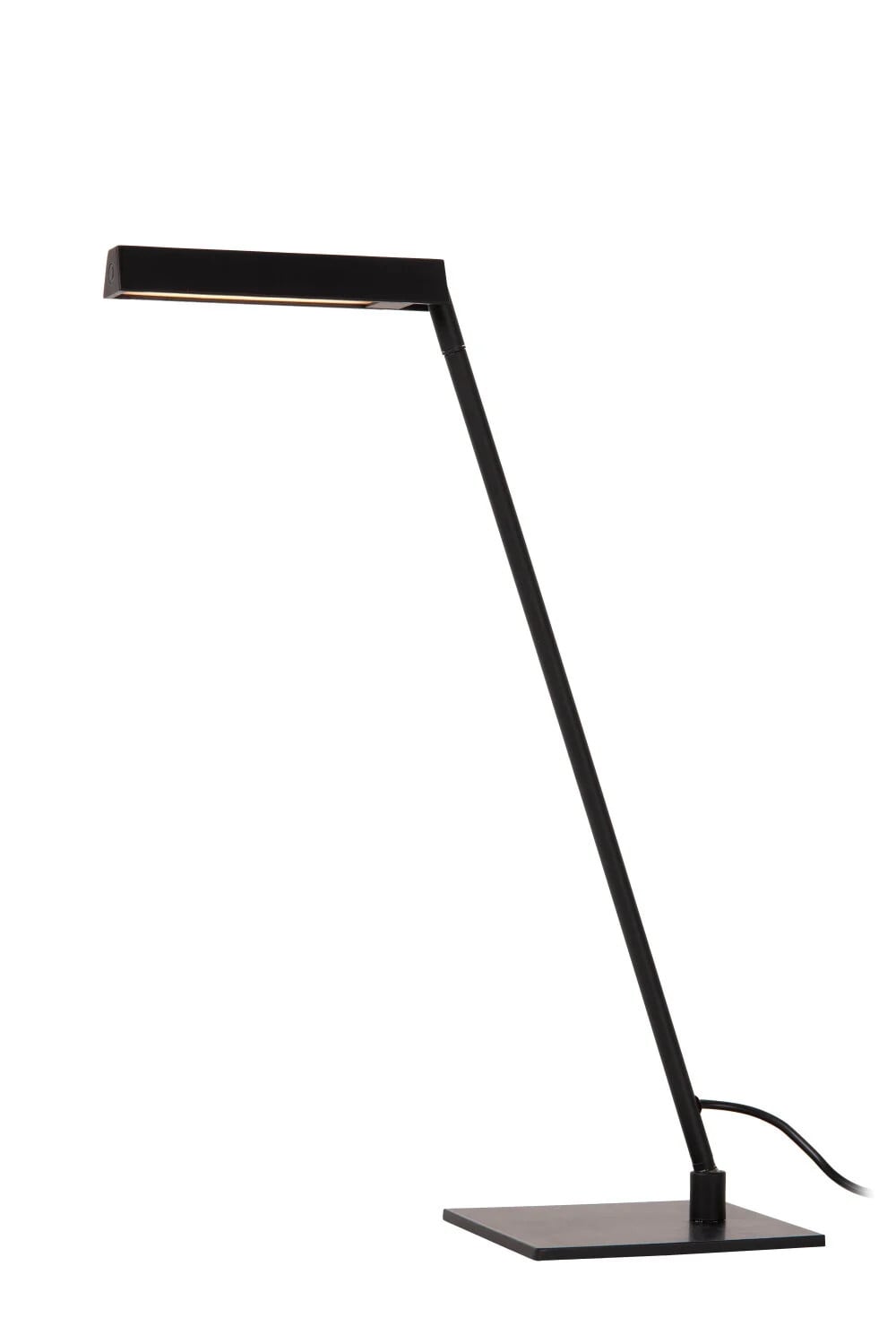 Lucide LAVALE Design Bureaulamp met LED, Dimbare Touchbediening, Zwart