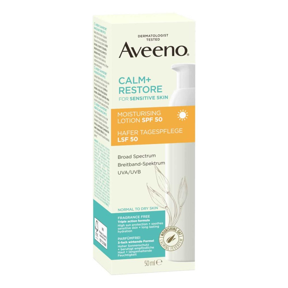 Kenvue Germany GmbH (OTC) Aveeno Calm+ Restore Hafer Tagespflege LSF 50 19822118