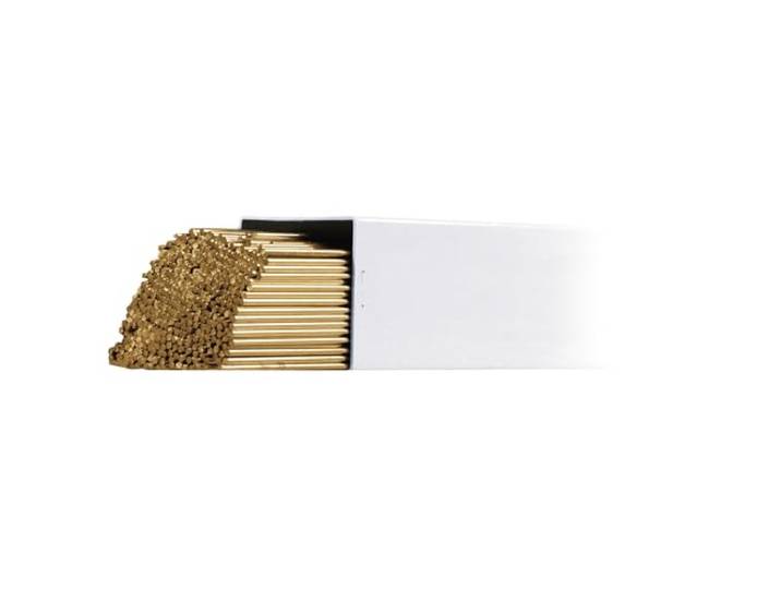 GYS\, Métal d'Apport TIG\, 142 Baguettes de Soudage Acier ER70S-6/W3Si1 Ø 2\,4 mm x 1 m\, Étui 5 kg