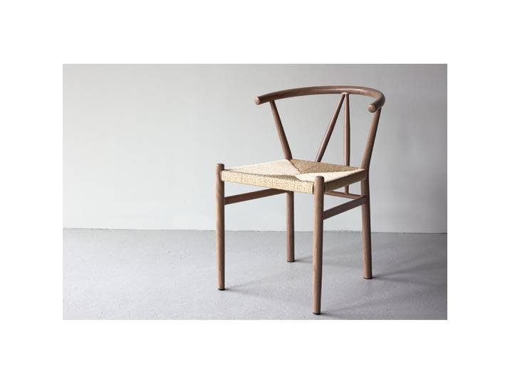 Moderner Stuhl Stol Stahl, Rattan beige - Material: Stahl/Rattan - Stuhl