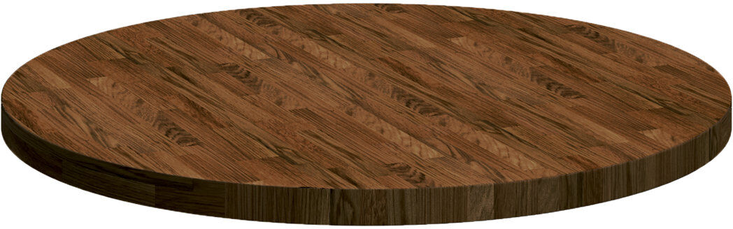 Alpen Home Solid Wood Table Top Dark Brown 4cm H x 90cm W x 90cm D