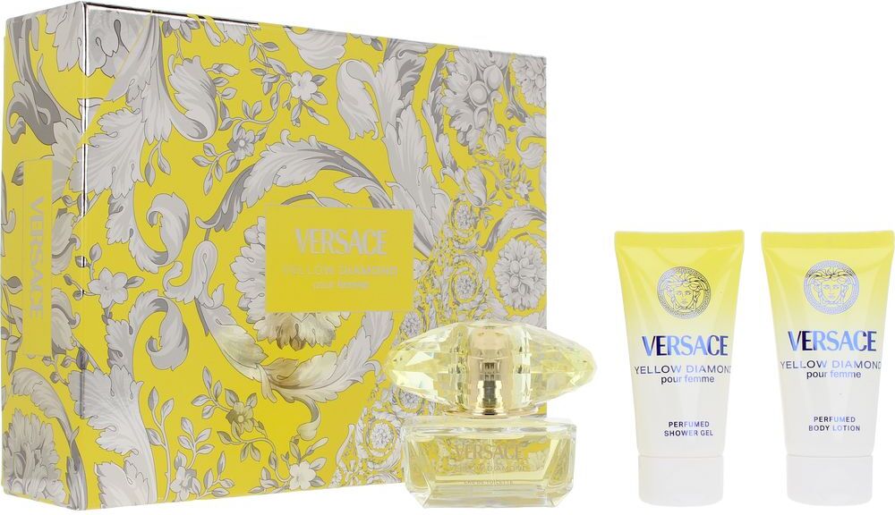 Versace Boîte À Diamants Jaune 3 pièces